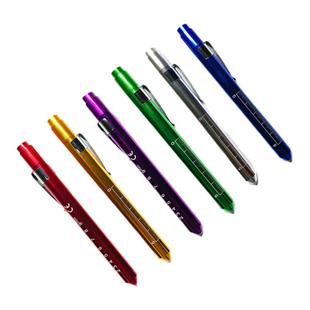 瞳孔笔灯耳鼻咽喉科检查手电筒便携式口腔黄白光笔式带刻度送电池