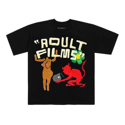 菲董同款 CPFM.XYZ Adult Films Tee 合作款立体印花短袖T恤
