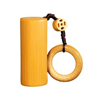 实心竹手把件高密度老料冷门实心玉竹盘玩文玩竹子实心竹把玩件