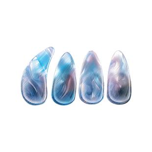 弹古筝指甲儿童玳瑁色平面成人专业演奏级小号薄款中号义甲指胶布