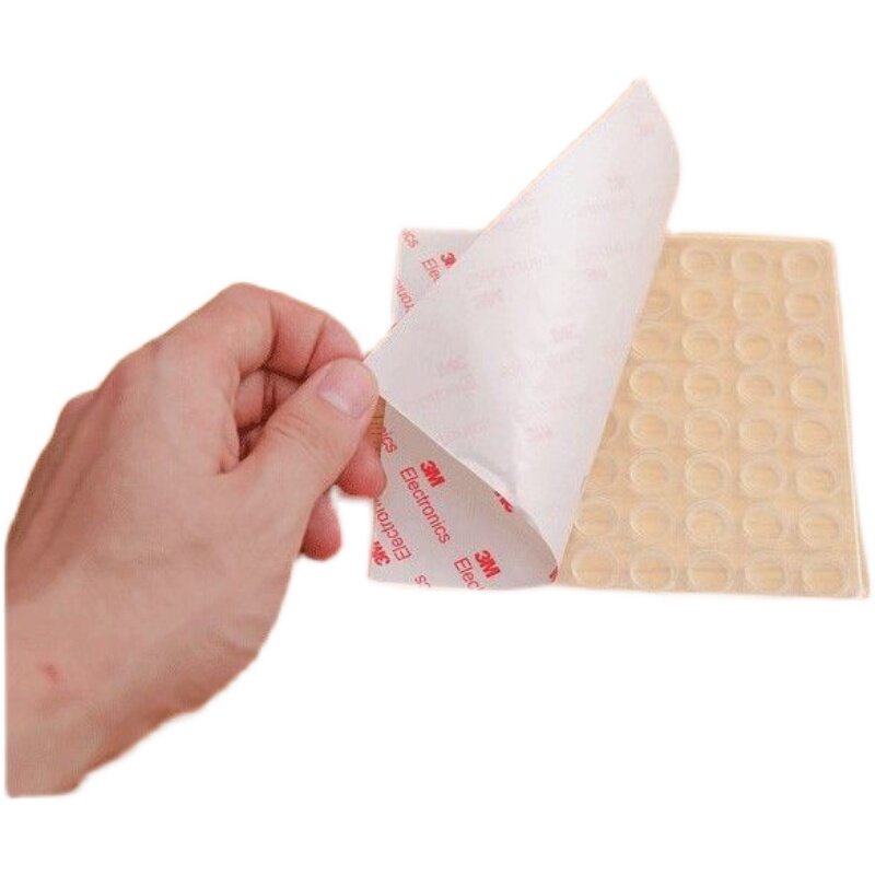 硅胶透明防撞粒贴柜门家用防撞静音减震胶粒缓冲垫脚垫家具防滑