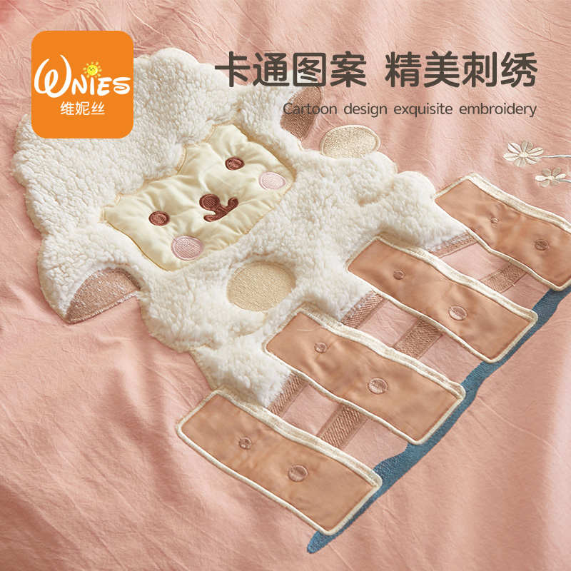 纯棉儿童被套单人被罩120x150x200cm宝宝婴儿幼儿园被套1.5米单件