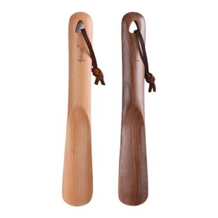 实木鞋拔子家用懒人穿鞋神器提鞋拔子长柄款孕妇老年人提鞋器小巧