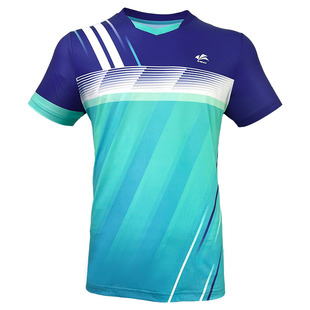 速迈团购款羽毛球服速干透气运动比赛服男女款吸湿排汗大码短袖