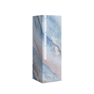 高端大理石岩板花架户外庭院客厅摆件立柱花盆架放置架装饰底座