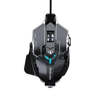 前行者MK500电竞鼠标游戏有线机械宏台式电脑金属加重静音专用USB