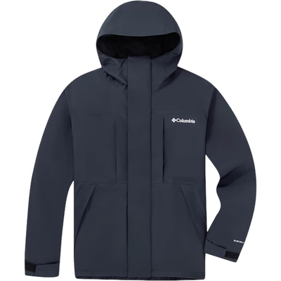 哥伦比亚男女款拉链长袖冲锋衣