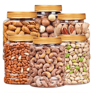 新货年货礼盒混合坚果罐装过年零食大全批发小吃纯干果炒货礼包