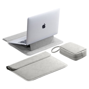 摩斯维 笔记本电脑内胆包保护套适用苹果macbookair13华为matebook14寸联想thinkbook荣耀pro16支架M5收纳15