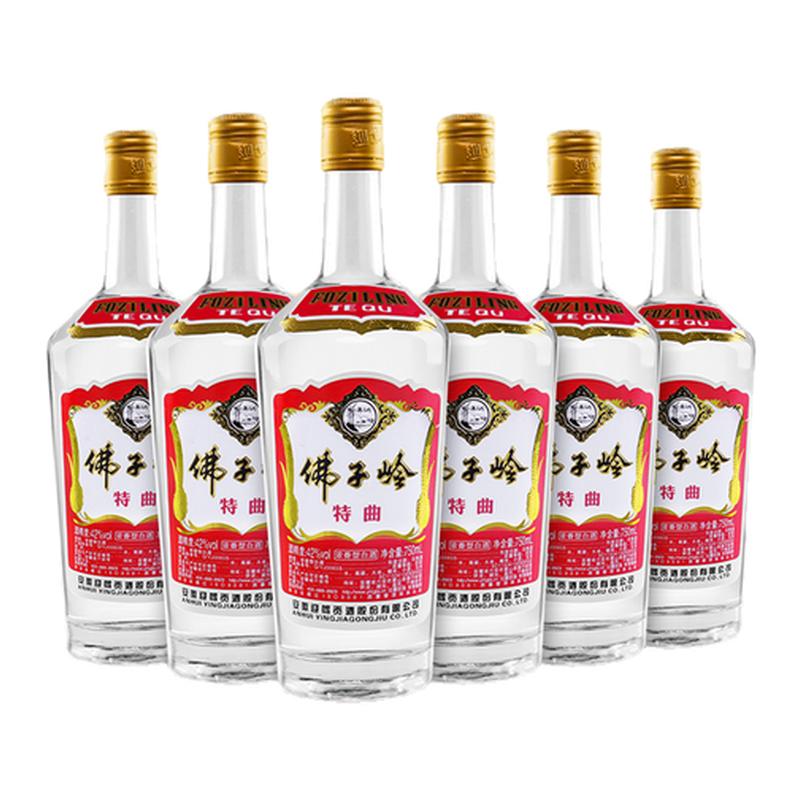 迎驾贡酒佛子岭特曲42/50度750ml*6瓶 纯粮食安徽白酒口粮酒自饮