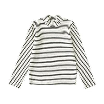 cicochild中领条纹T恤打底衫