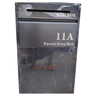 嵌入式前投后取防盗快递柜家用办公文件包裹箱出口邮筒快递自提柜