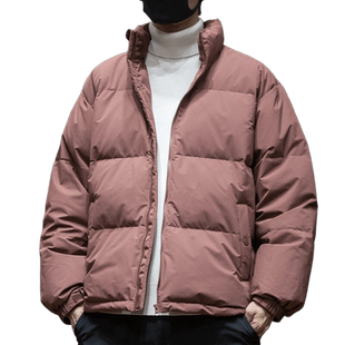 新国标短款羽绒服男白鸭绒2025冬季新款加厚男士外套大码男款棉服