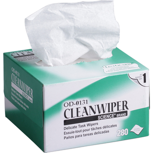 纤护无尘纸光纤擦拭抽取式高效抹布精密镜头实验室小绿盒低尘吸水