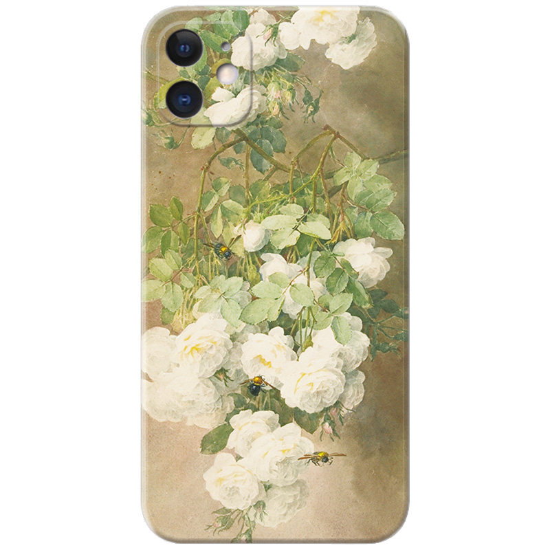 茶花适用iphone12苹果文艺手机壳