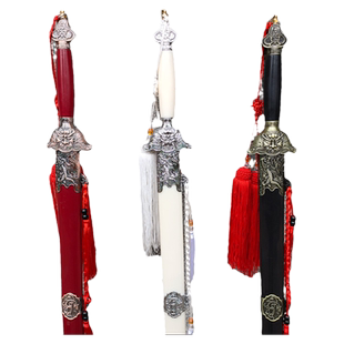 太极剑女式晨练男士武术表演剑专用舞蹈剑花练习剑半硬宝剑未开刃