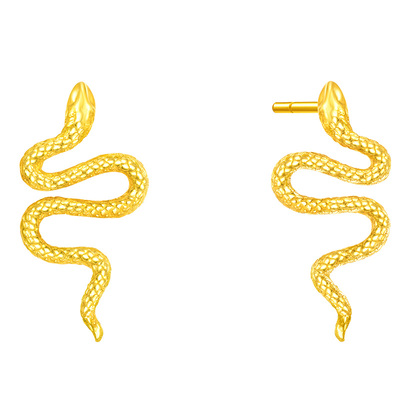 周大福SOINLOVE18K金耳钉