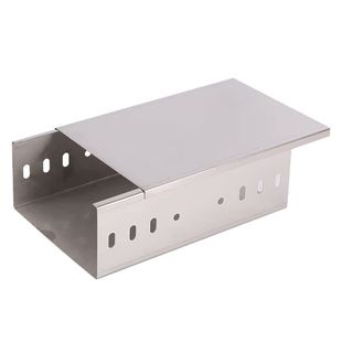 304不锈钢槽式喷塑防火大跨距梯式镀锌铝合金电缆桥架线槽200*100