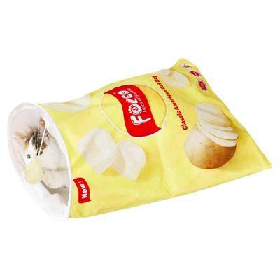 猫钻袋子可钻隧道响纸发声解闷窝