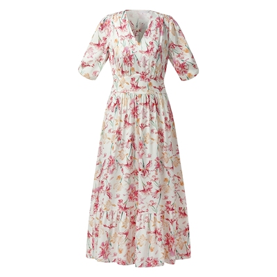 歌莉娅夏季度假穿搭真丝连衣裙女