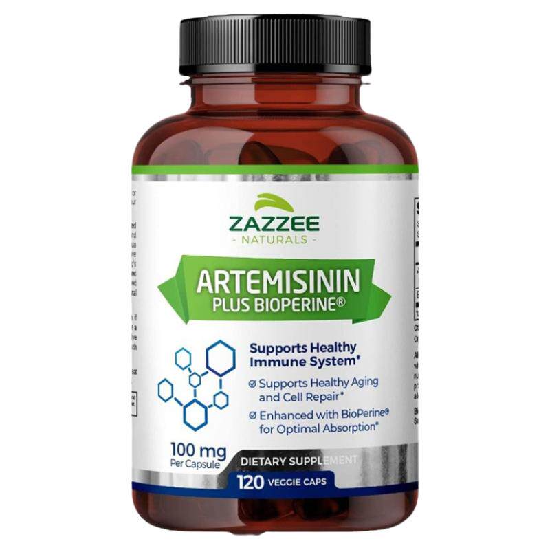 美国直邮zazzee Artemisinin青蒿素植物提取物100mg*120粒