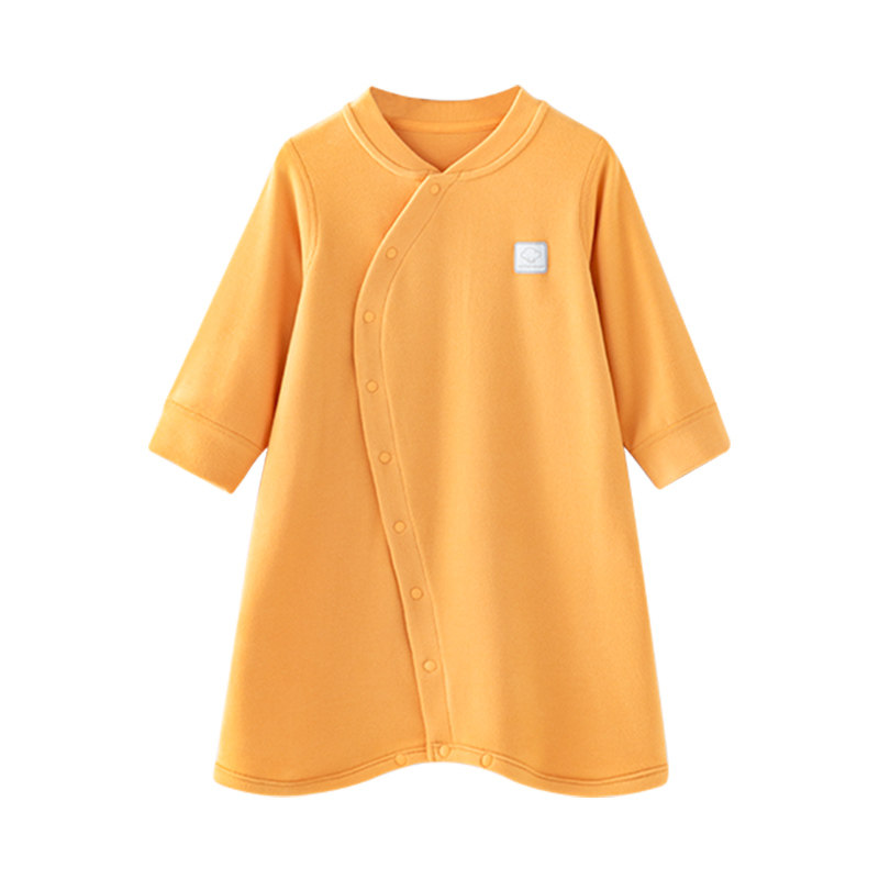 婴儿德绒睡袍秋冬幼儿护肚保暖家居服睡裙防踢被睡袋宝宝睡衣秋季