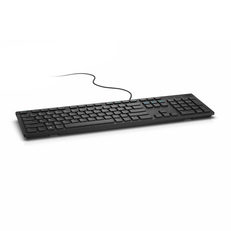 Dell/戴尔有线键盘USB办公商务原装电脑台式机通用键鼠套装KB216
