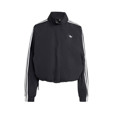 adidas阿迪达斯三叶草新款女防风服短款运动夹克风衣外套JX1451