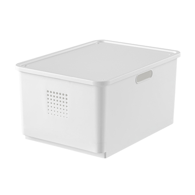 邦佳宜浴室护肤品收纳盒带滑轮厨房调料收纳筐玩具零食衣服收纳箱