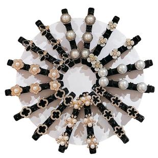 懒人双层公主头编发神器发夹女刘海夹侧边夹子秋冬发饰鸭嘴夹发卡