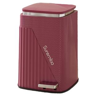 家用方形垃圾桶带盖脚踏式脚踩客厅卫生间厨房办公室厕所轻奢有盖