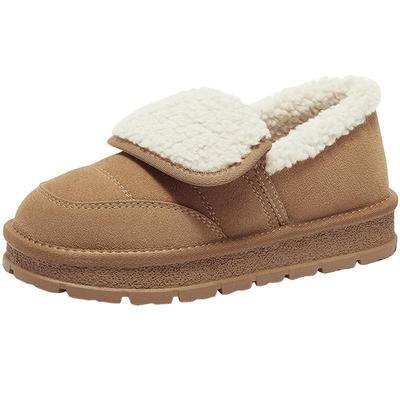 森达毛毛鞋女款2024冬季