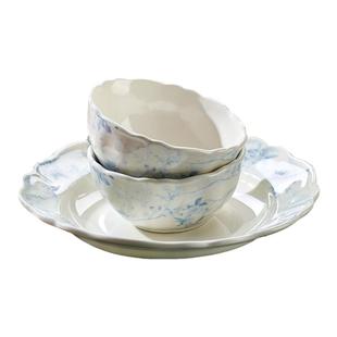 陶瓷盘子碗家用2026新款餐具网红创意高级感菜盘碟子饭碗汤碗