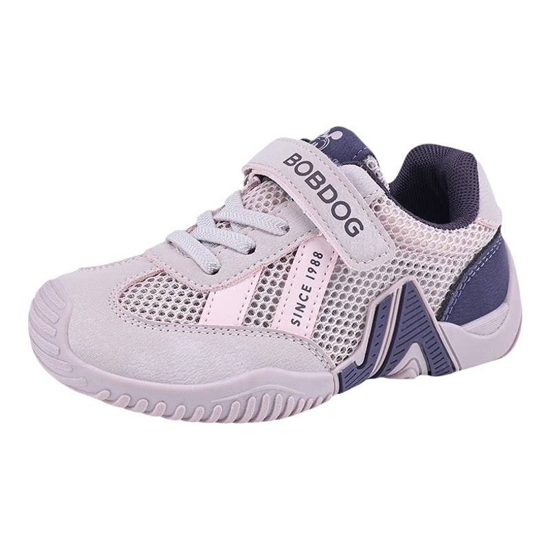 巴布豆女童网面透气运动鞋