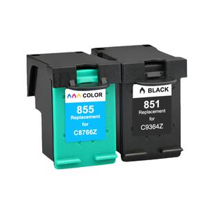 MAG适用惠普851 855墨盒Officejet 100 150 H470B K7108 D5168打印机油墨460 5740 5940 6520 6540 6620墨水