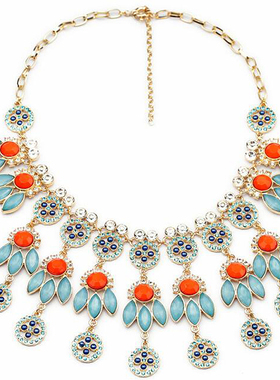 欧美大款奢华宫廷气质女大气项链