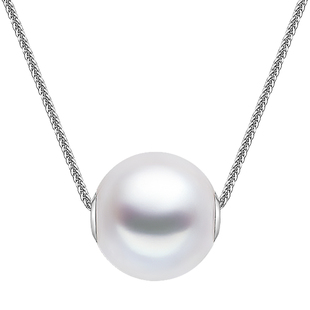 《路路通》2026爆款简约可叠戴纯天然真珍珠单颗吊坠S925银项链女