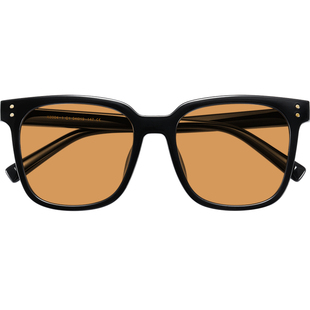 茶色墨镜男款高级感近视带度数开车专用防晒黑框折叠太阳眼镜酷帅