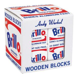 安迪沃霍尔 布里洛盒子 波普风积木 小摆件玩具镇纸 Andy Warhol