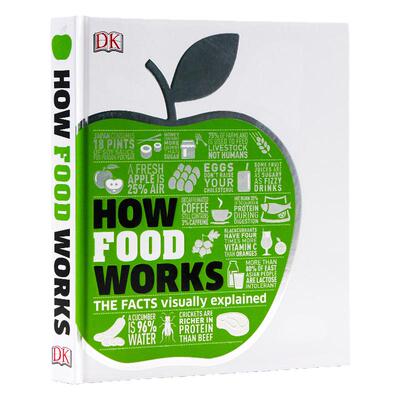 DK食物是如何运作的 How Food Works The Facts Visually Explained英文原版视觉图解百科可视化图解案例科普读物精美插图 精装