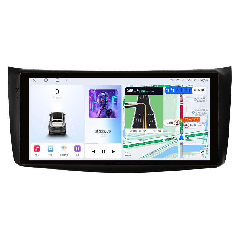 适用日产老经典轩逸改装中控显示大屏导航360全景一体车机carplay