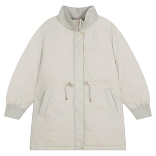 GLOBAL WORK 羽绒服女2025冬季新款中长款收腰保暖厚外套495689