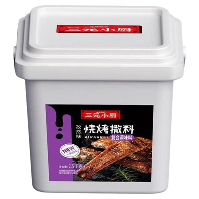 三元小厨商用烧烤调料撒料孜然麻辣香辣空气炸锅调味料蘸料