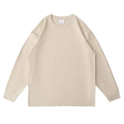 BARBRO纯棉长袖t恤男秋季