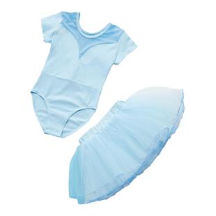 舞蹈服儿童女秋冬长袖中国舞练功服装舞蹈裙女童芭蕾舞裙女孩形体