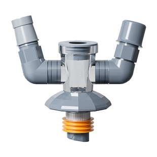 潜水艇官方旗舰店洗衣机下水三通排水管接头下水管三头通防臭防溢