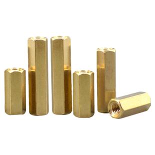 M3M4六角双通铜柱直通隔离柱*4x5x6x7x8x9x10x11x12x13x14x15x16