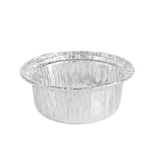 5.5寸圆形锡纸盒140mm小容量烤蔬菜面条粉丝一次性铝箔汤碗480ML