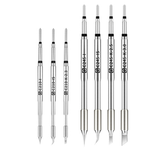 阿毛易修C210烙铁头C245恒温焊台电焊头通用焊咀刀头直尖弯尖