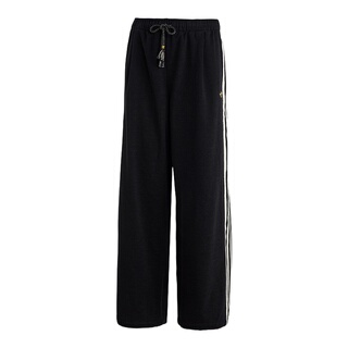 adidas阿迪达斯三叶草中国马年限定运动裤2026春女牛仔长裤KT3139